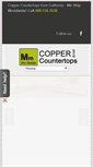 Mobile Screenshot of coppercountertops.net